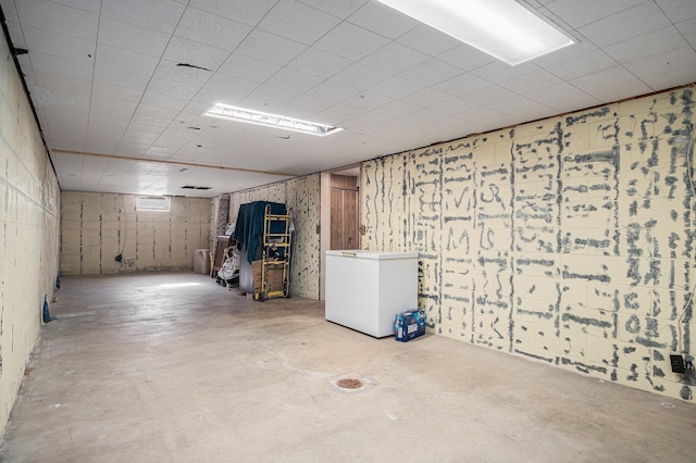 501 Central Ln, Luverne, MN 56156 - finished basement with white fridge