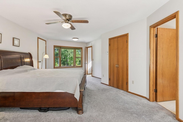 16059 Kettle River Blvd NE, Columbus, MN 55025 - carpeted bedroom with a ceiling fan and baseboards
