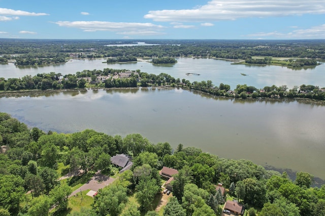 31338 Oasis Rd, Center City, MN 55012 - drone / aerial view of a nearby body of water and a forest