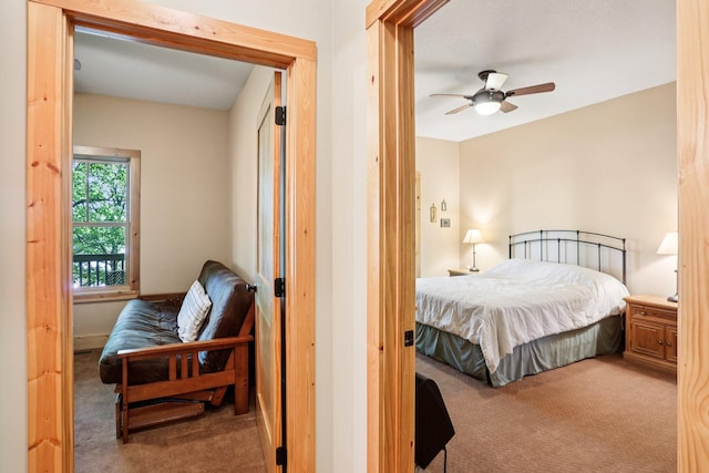 31338 Oasis Rd, Center City, MN 55012 - carpeted bedroom featuring a ceiling fan