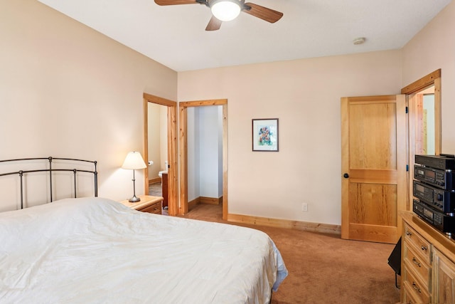31338 Oasis Rd, Center City, MN 55012 - bedroom featuring light carpet and ceiling fan