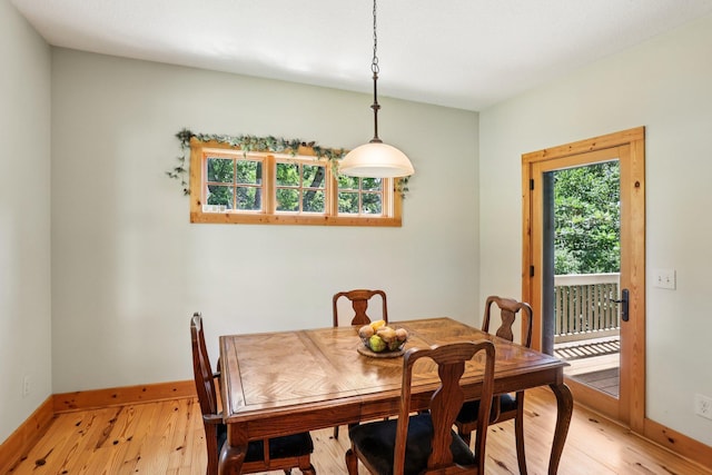 31338 Oasis Rd, Center City, MN 55012 - dining space with light wood-style floors and baseboards