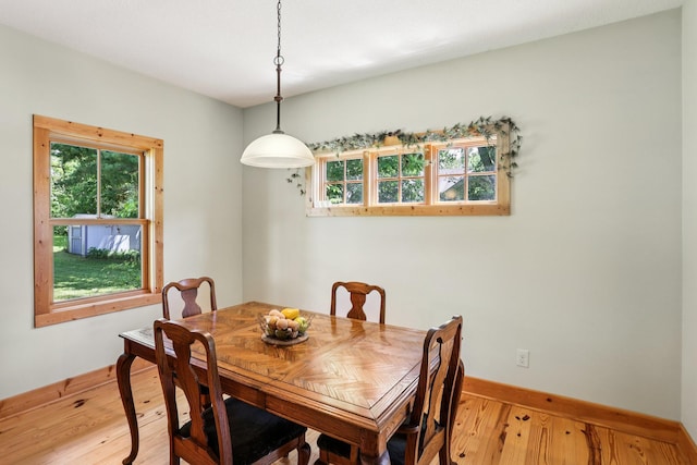 31338 Oasis Rd, Center City, MN 55012 - dining area with light wood finished floors and baseboards
