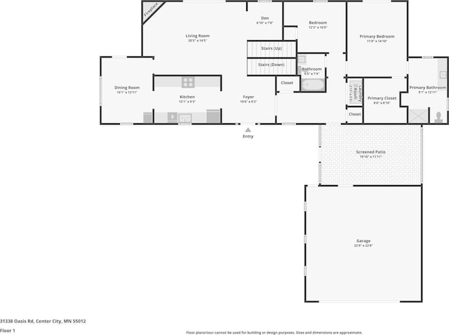 31338 Oasis Rd, Center City, MN 55012 - view of home floor plan
