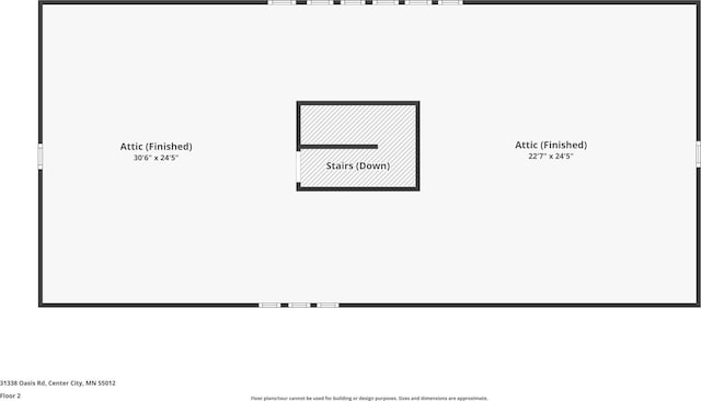 31338 Oasis Rd, Center City, MN 55012 - view of floor plan / room layout