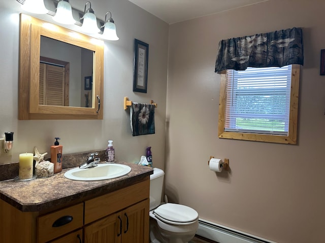 406 State 6 S, Remer, MN 56672 - bathroom with vanity and baseboard heating