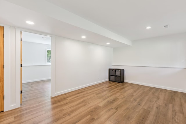 3205 Adair Ave NE, Buffalo, MN 55313 - empty room featuring light wood-style floors and recessed lighting