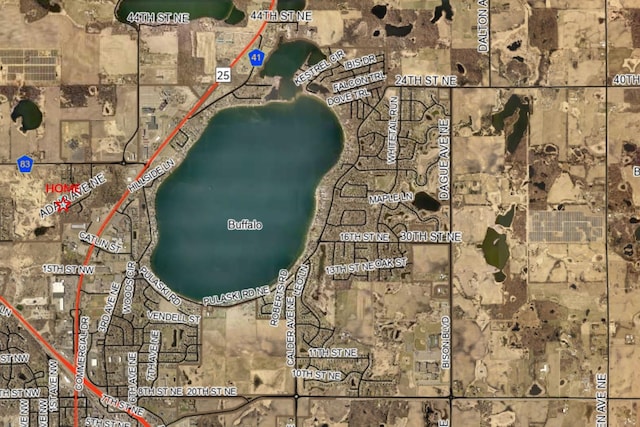 3205 Adair Ave NE, Buffalo, MN 55313 - aerial overview of property's location