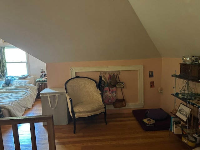 1636 Minnehaha Ave W, Saint Paul, MN 55104 - bedroom with lofted ceiling and wood finished floors