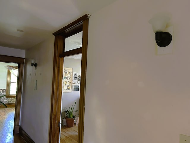 1636 Minnehaha Ave W, Saint Paul, MN 55104 - corridor featuring wood finished floors
