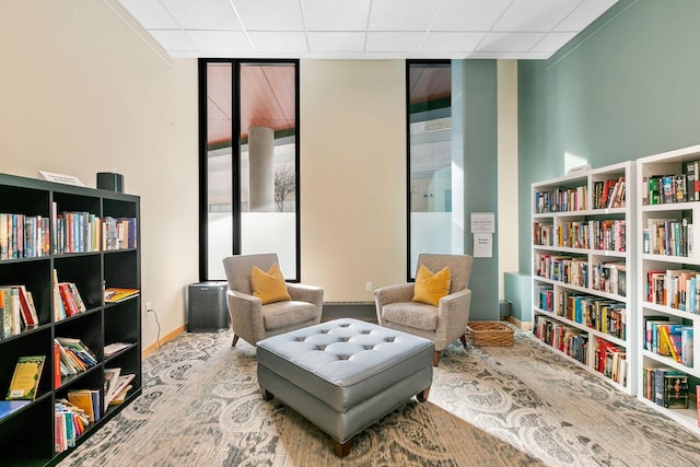 1240 2nd St Unit 225, Minneapolis, MN 55415 - sitting room featuring a drop ceiling