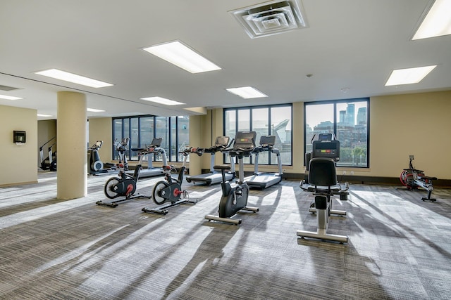 1240 2nd St Unit 225, Minneapolis, MN 55415 - exercise room with carpet floors