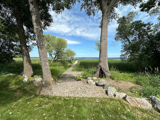7443 Walleye Ln SW, Alexandria, MN 56308 - view of yard featuring a water view