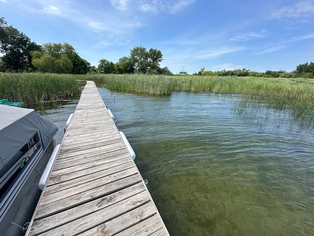 7443 Walleye Ln SW, Alexandria, MN 56308 - dock area featuring a water view