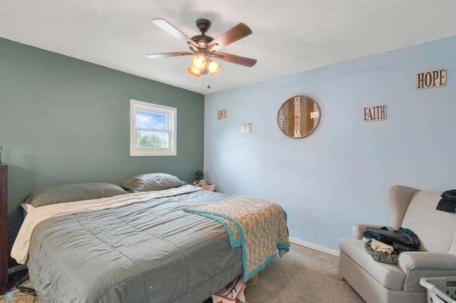 51 6th Ave N, Fargo, ND 58102 - carpeted bedroom featuring ceiling fan and a textured ceiling