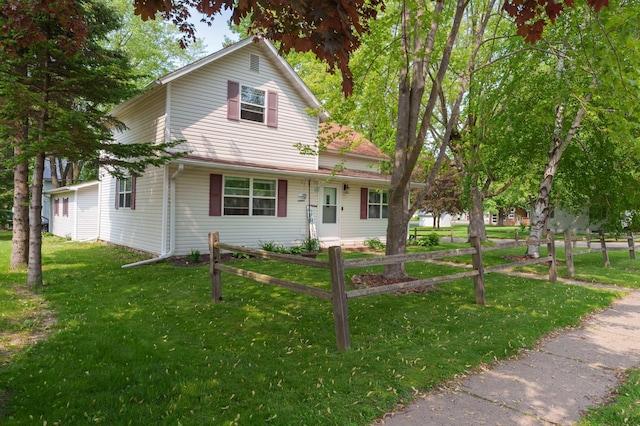 400 Mill St, Loyal, WI 54446 - view of front of house with a front lawn