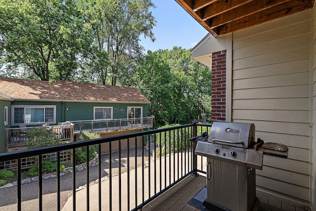 4407 Curve Ave, Edina, MN 55424 - wooden deck featuring a grill