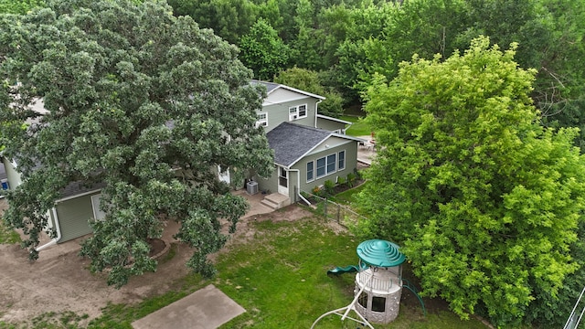 5100 16th St NE, Minden Twp, MN 56379 - view from above of property