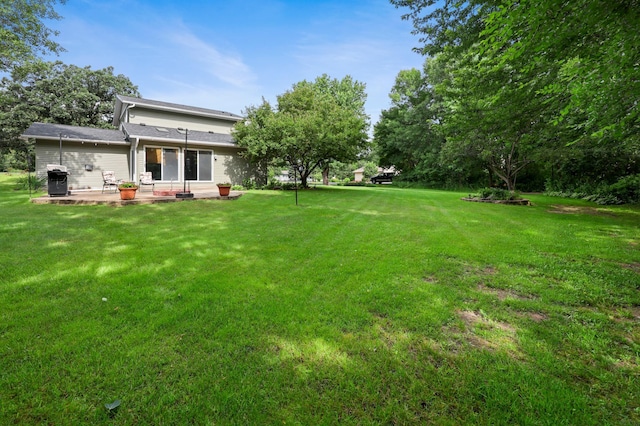 5100 16th St NE, Minden Twp, MN 56379 - view of grassy yard with a patio