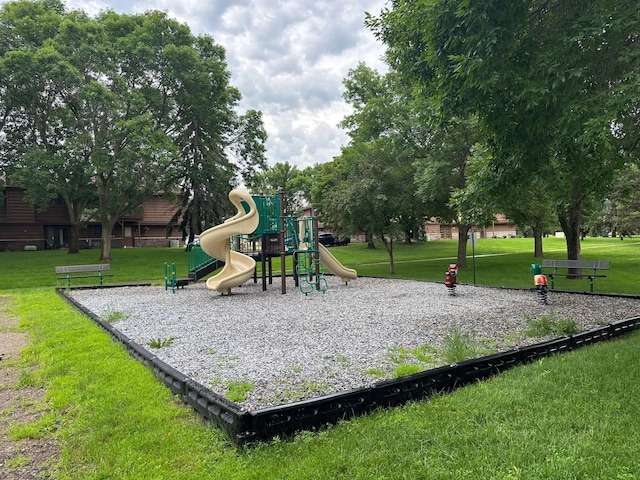 12619 Alder St NW, Coon Rapids, MN 55448 - community play area featuring a lawn