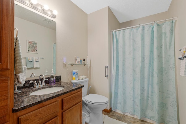 114 Oxford Path, Mankato, MN 56001 - bathroom featuring vanity, a shower with shower curtain, and tile patterned floors