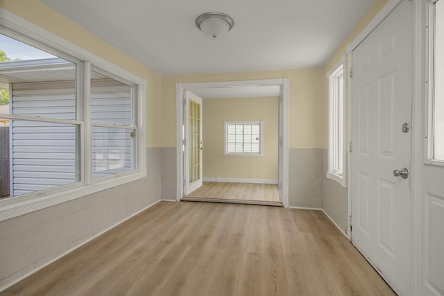 4700 Xerxes Ave N, Minneapolis, MN 55430 - entryway with light wood-style flooring and baseboards