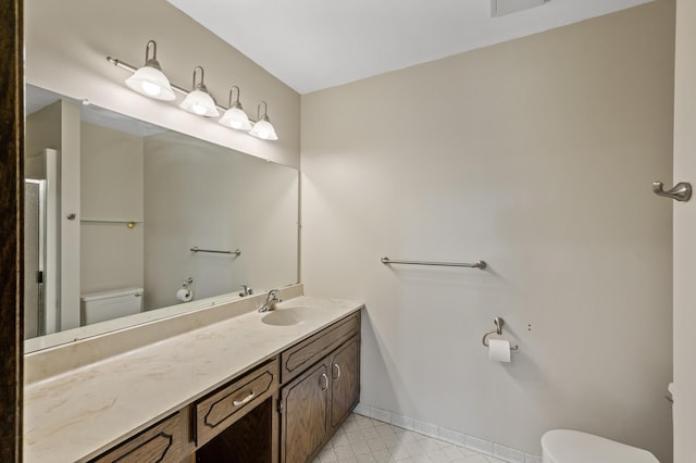 2671 Sumac Rdg, White Bear Lake, MN 55110 - bathroom with vanity and a stall shower