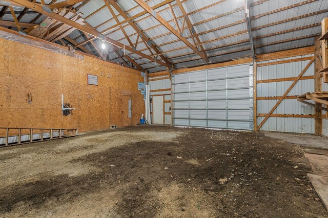 3820 8th St, Owatonna, MN 55060 - garage with metal wall