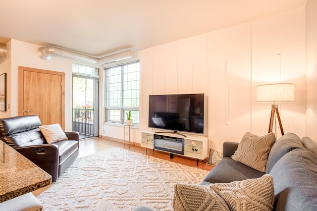 521 2nd St SE Unit 307, Minneapolis, MN 55414 - living area with wood finished floors