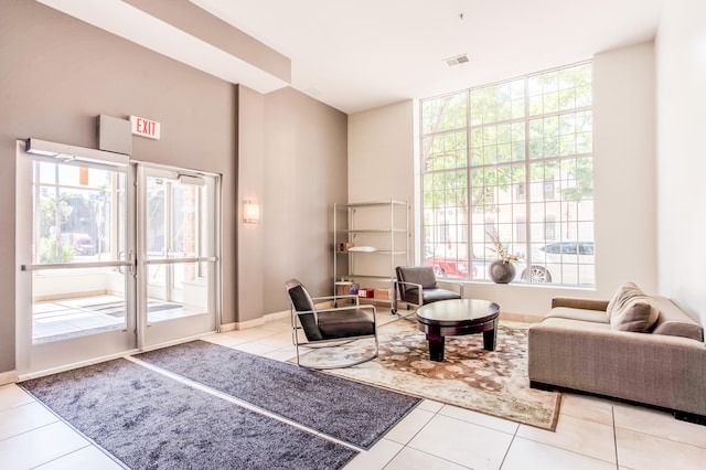 521 2nd St SE Unit 307, Minneapolis, MN 55414 - living room with healthy amount of natural light and tile patterned floors