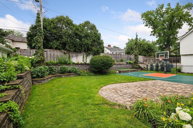 4622 Drexel Ave, Edina, MN 55424 - fenced backyard featuring basketball hoop