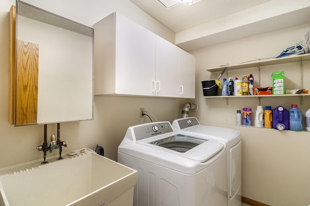 7230 Clear Rdg, Centerville, MN 55038 - laundry room with separate washer and dryer and cabinet space