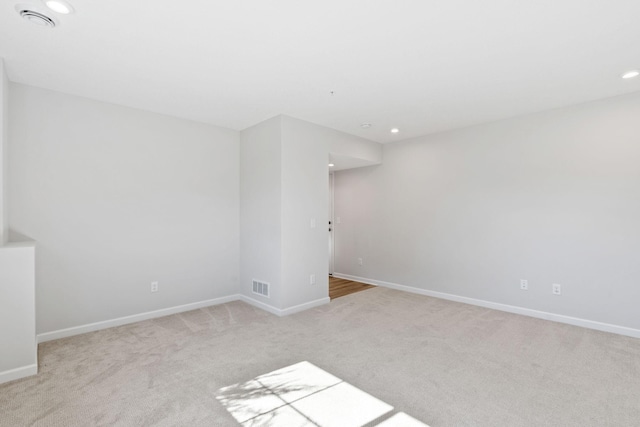7614 Connie Ln, Inver Grove Heights, MN 55076 - carpeted spare room featuring baseboards and recessed lighting