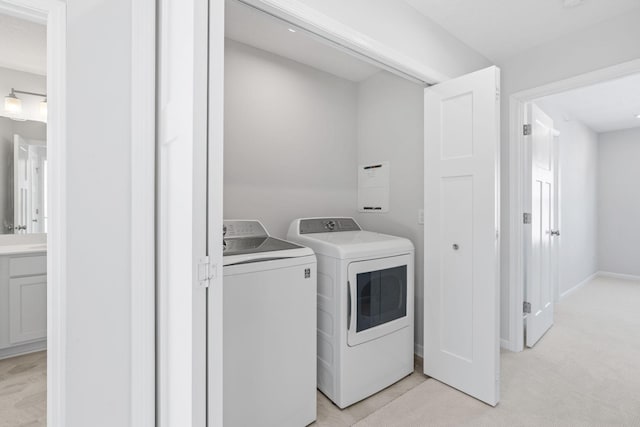 7614 Connie Ln, Inver Grove Heights, MN 55076 - washroom with separate washer and dryer and baseboards