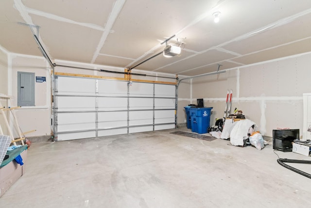 7614 Connie Ln, Inver Grove Heights, MN 55076 - garage with electric panel and a garage door opener
