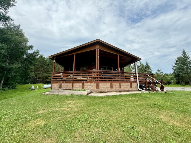 656 22nd Ave NW, Baudette Twp, MN 56623 - back of property featuring a lawn