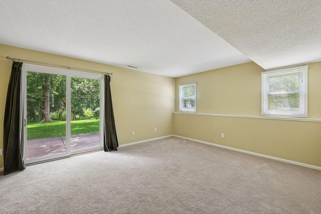 14170 Westridge Dr, Eden Prairie, MN 55347 - carpeted empty room with a textured ceiling and baseboards