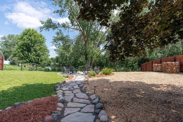 549 Vicki Ln, Shoreview, MN 55126 - view of yard with a patio area