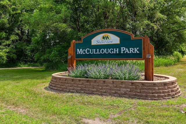 549 Vicki Ln, Shoreview, MN 55126 - community / neighborhood sign with a lawn