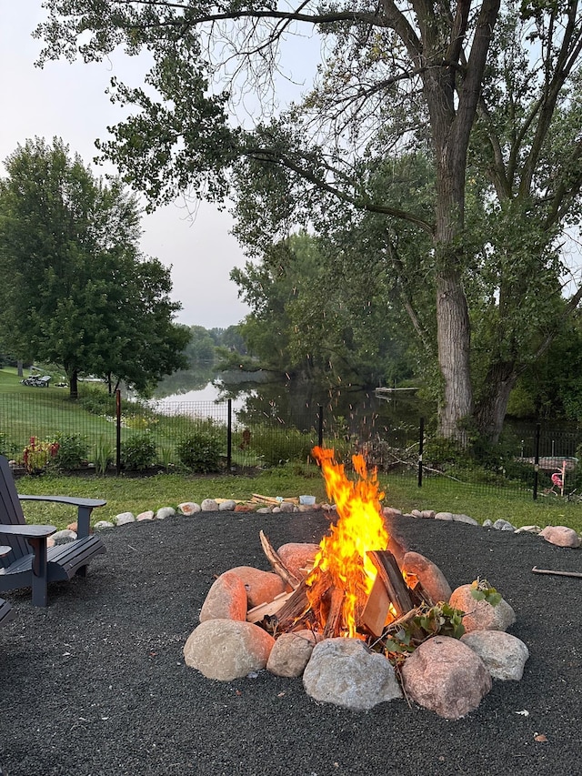 549 Vicki Ln, Shoreview, MN 55126 - surrounding community featuring an outdoor fire pit