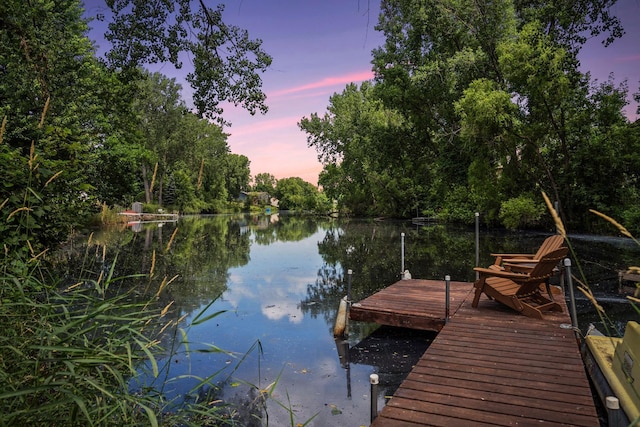 549 Vicki Ln, Shoreview, MN 55126 - dock area featuring a water view