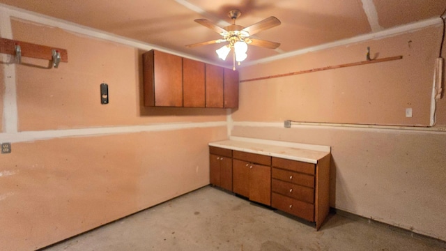 9136 Windsor Ter, Brooklyn Park, MN 55443 - interior space featuring a ceiling fan