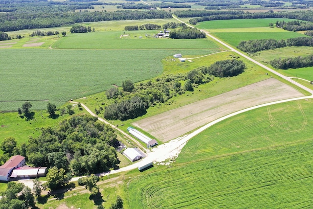 43724 County Highway 19, Blowers Twp, MN 56477 - aerial view of sparsely populated area with agricultural land