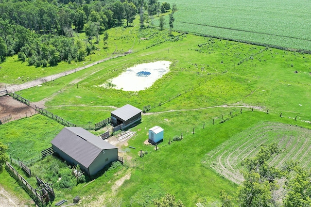43724 County Highway 19, Blowers Twp, MN 56477 - aerial view of sparsely populated area featuring agricultural land and extensive farmland