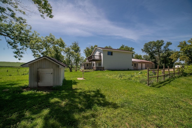 43724 County Highway 19, Blowers Twp, MN 56477 - view of yard featuring a shed