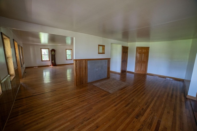 43724 County Highway 19, Blowers Twp, MN 56477 - unfurnished room with dark wood finished floors