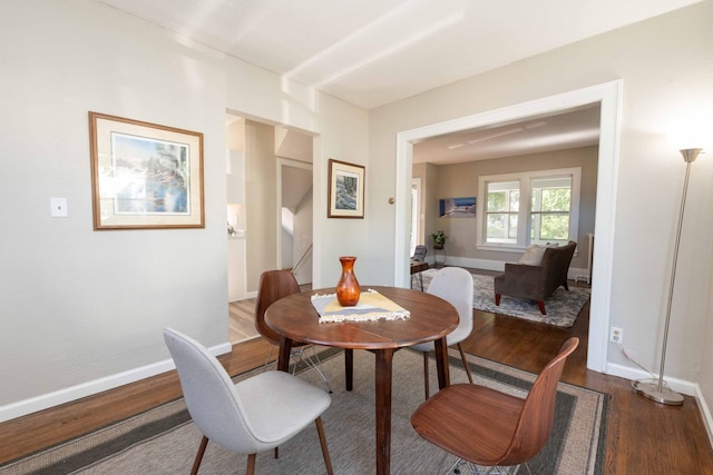 1702 Minnehaha Ave W, Saint Paul, MN 55104 - dining room featuring dark wood finished floors and baseboards