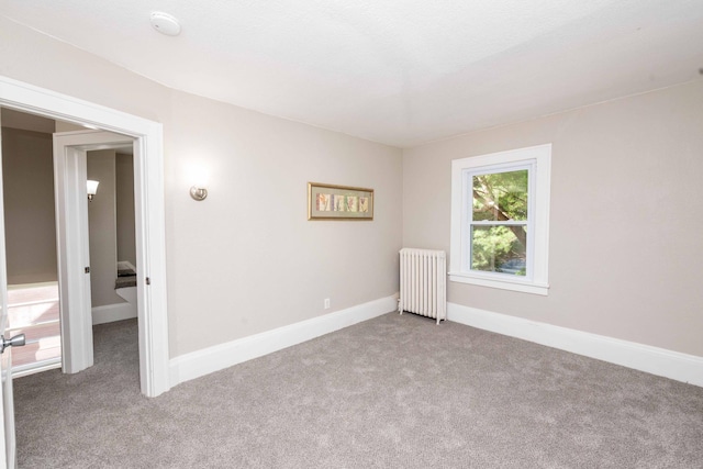 1702 Minnehaha Ave W, Saint Paul, MN 55104 - carpeted spare room with radiator and baseboards