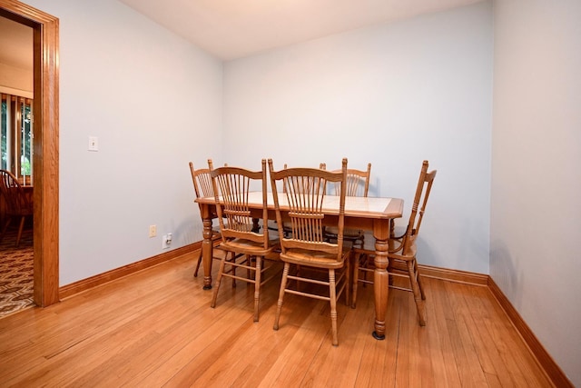 1314 Parkview Ave, Winona, MN 55987 - dining area with light wood-style floors and baseboards