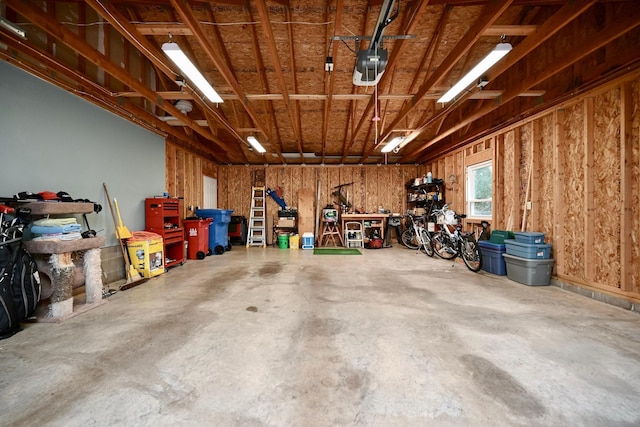 1314 Parkview Ave, Winona, MN 55987 - garage featuring a garage door opener